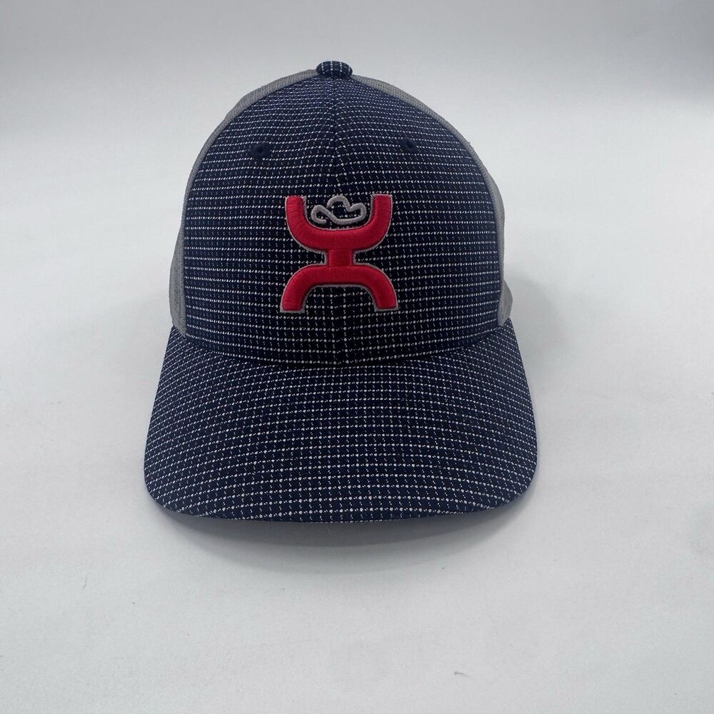 Youth Boys Hooey Western Cowboy Gray Blue Hat Flex Golf Cap Fast Shipping